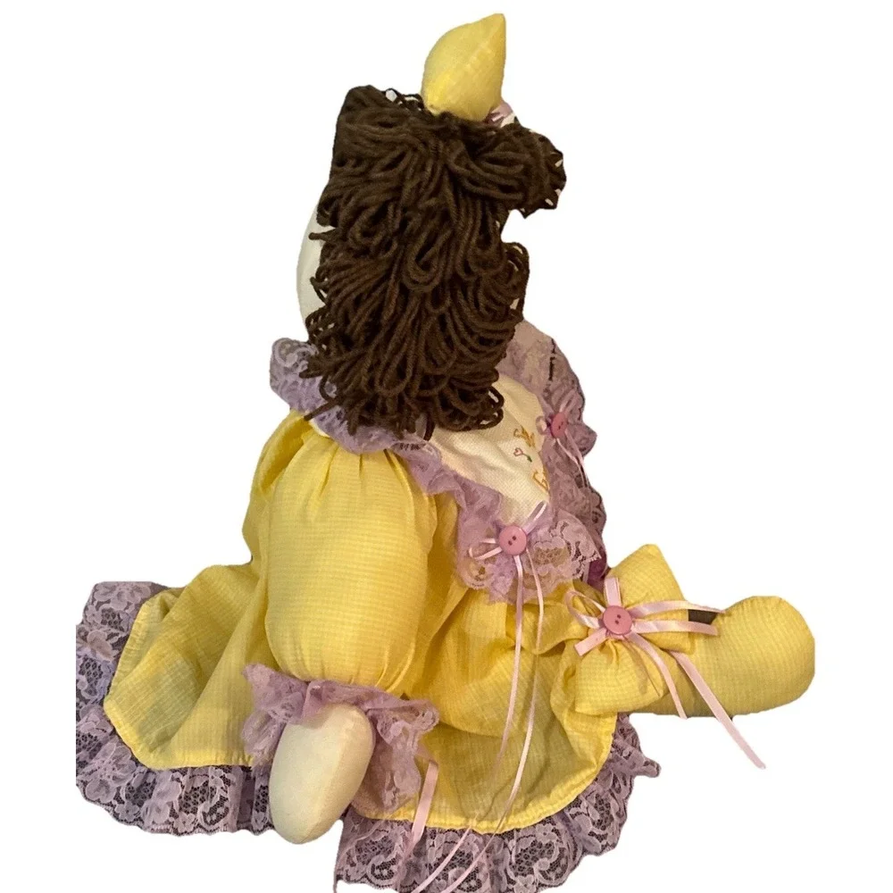 Handmade Cloth Rag Doll Special Granddaughter Unique Embroidered Bib 2009 24